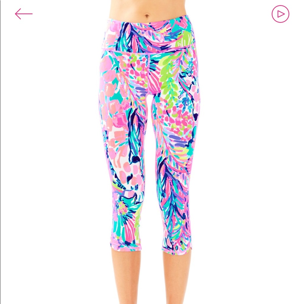 Gumbo Limbo High rise Luxletic crop leggings